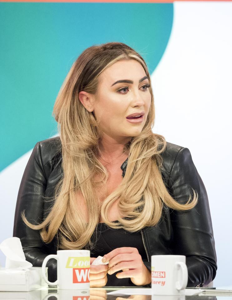  Lauren Goodger burst into tears on Loose Women when she admitted dating jailbird Joey Morrison had been 'mentally draining'