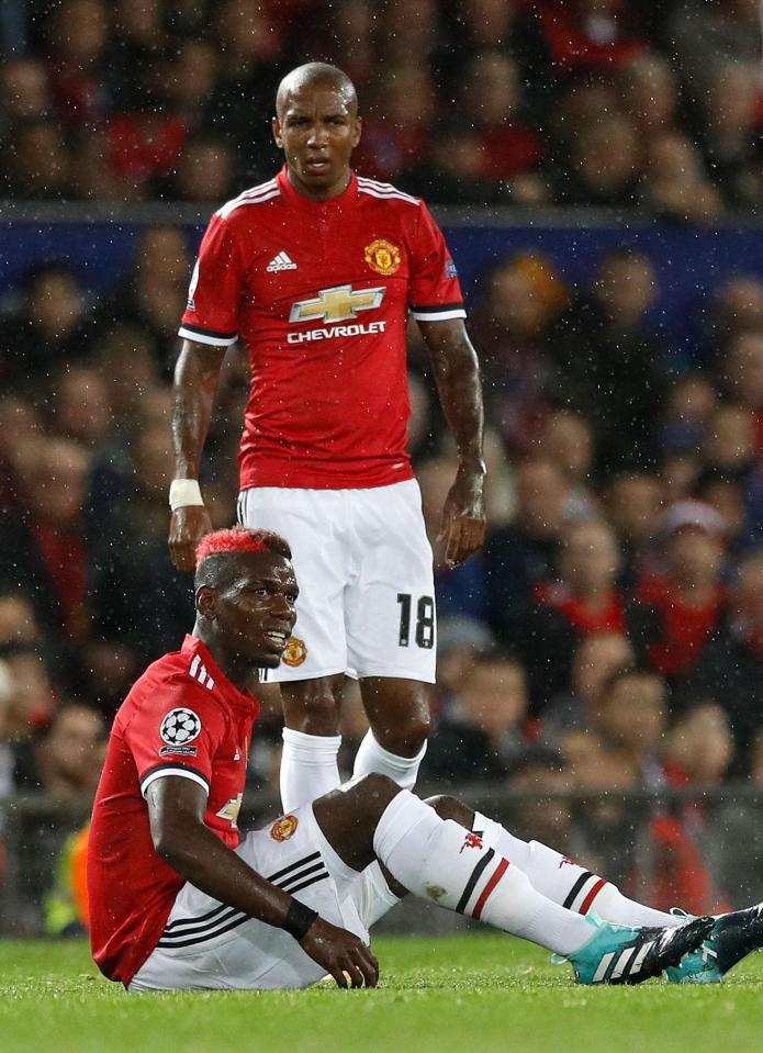  Paul Pogba only sustained the injury last week in the Champions League against Basel