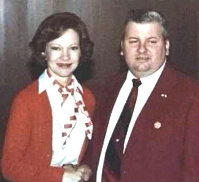  Gacy's community work led to him meeting and being photographed with First Lady Rosalynn Carter