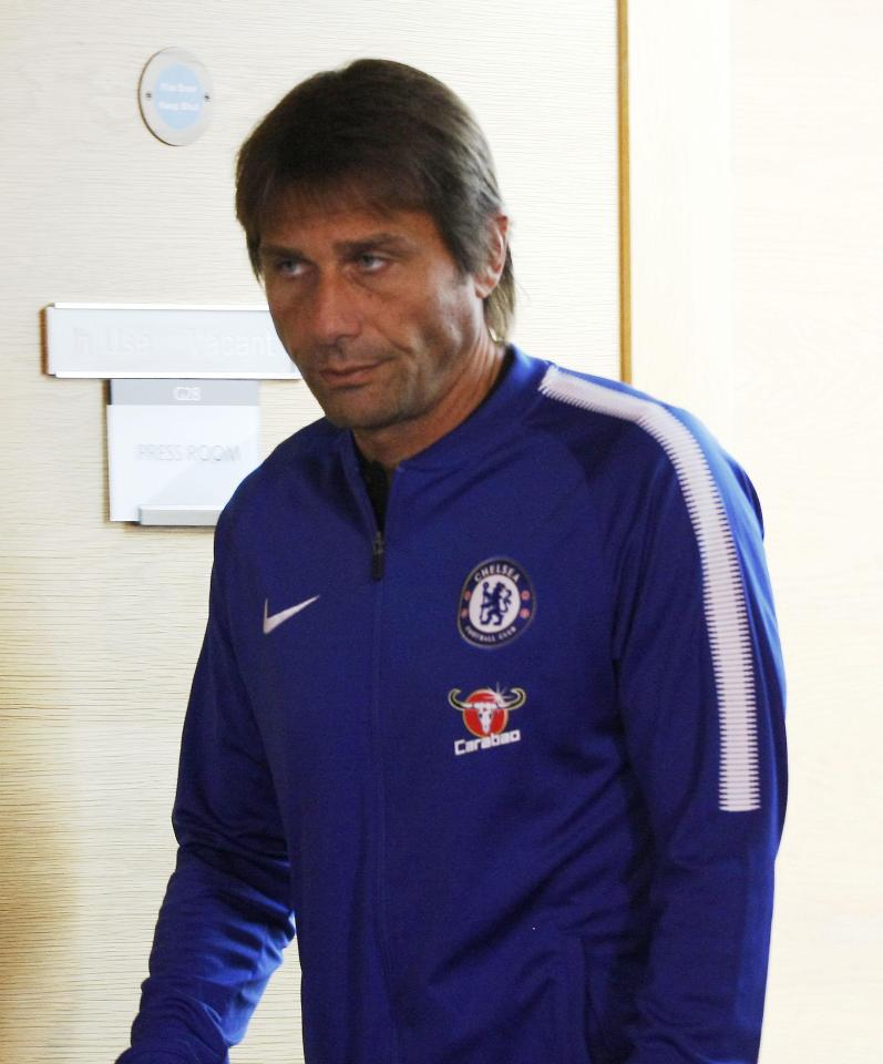  Antonio Conte reserved his thoughts for those affected by the incident