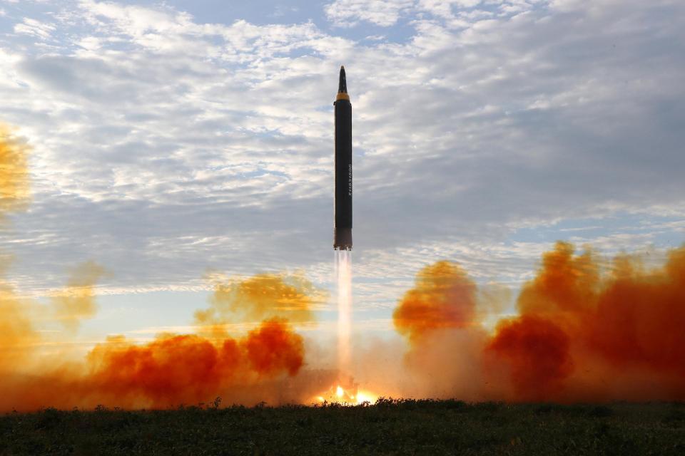  North Korea was reported this weekend to have launched a Hwasong-12 missile