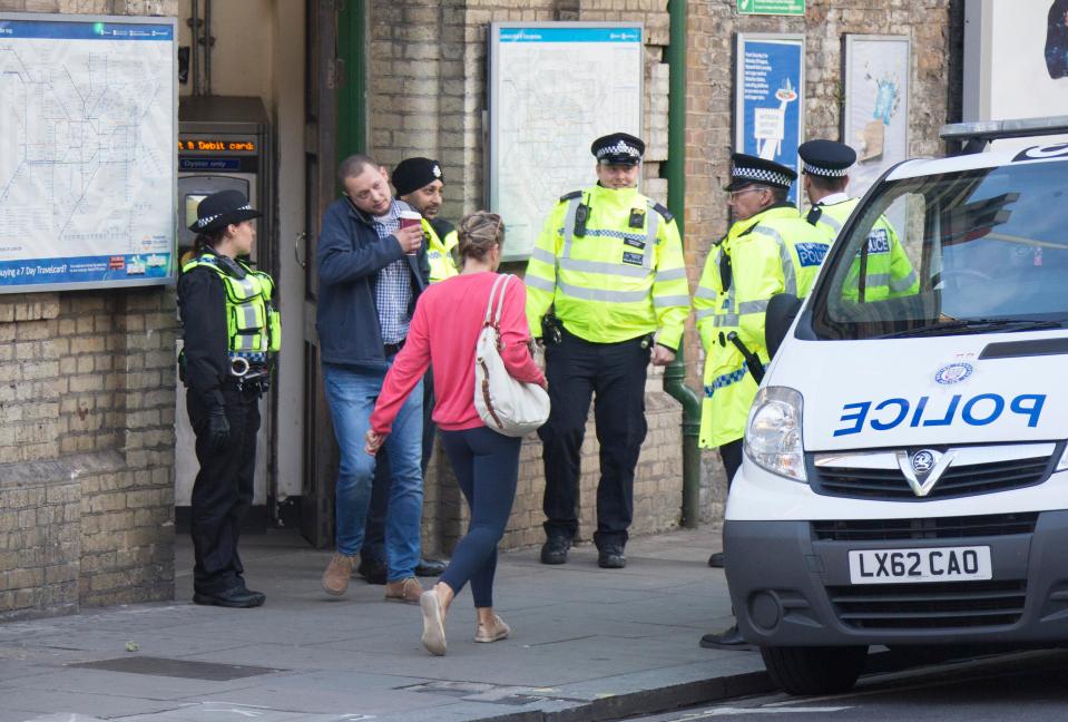  But it was business as usual as people made their way into the station