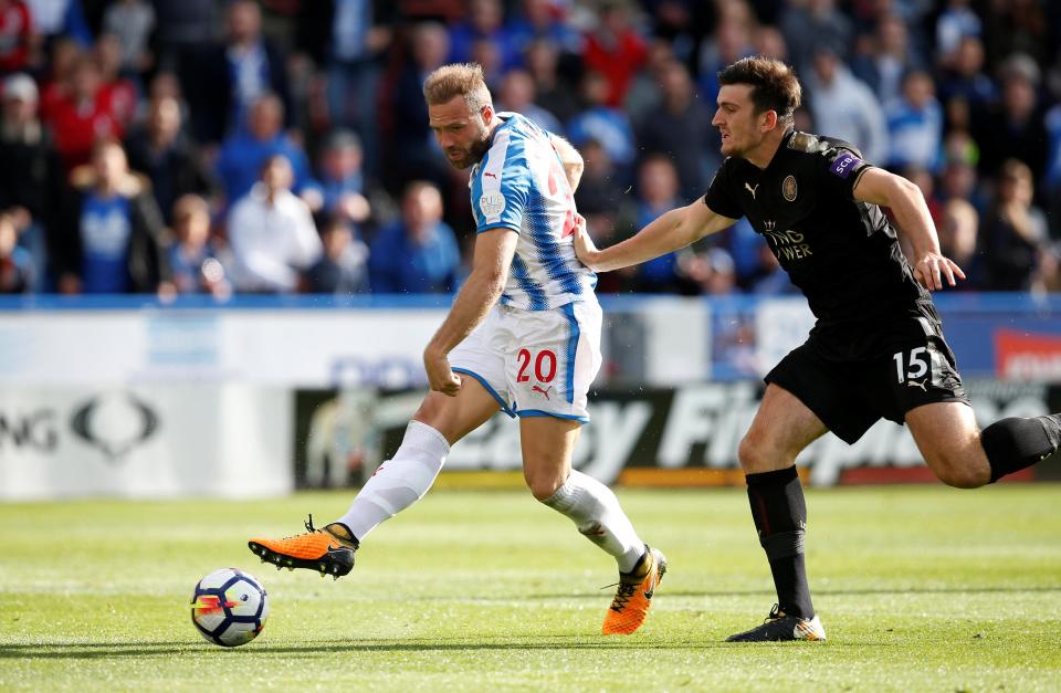  Laurent Depoitre is expected to continue up front in Steve Mounie's absence