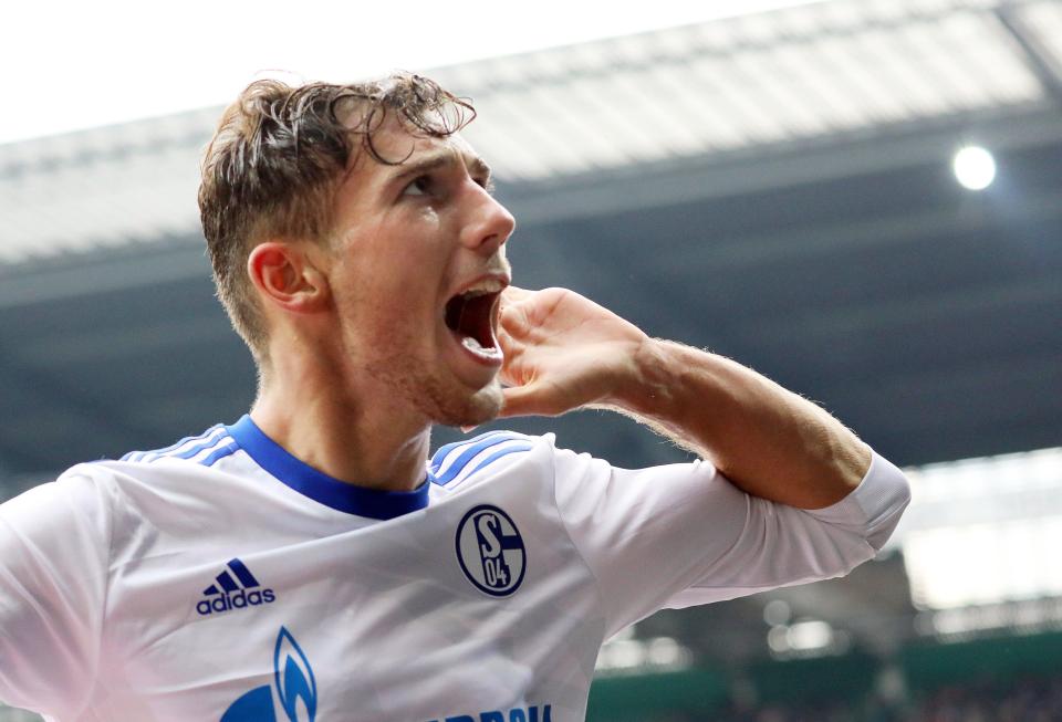  Schalke midfielder Leon Goretzka is becoming one of the Bundesliga's hottest properties