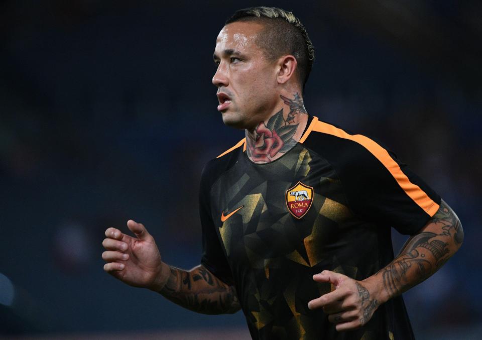  Roma star Radja Nainggolan has been a long-term target of Manchester United