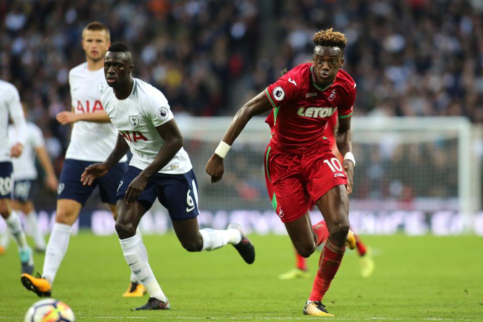  Tammy Abraham is currently on loan at Swansea from Chelsea