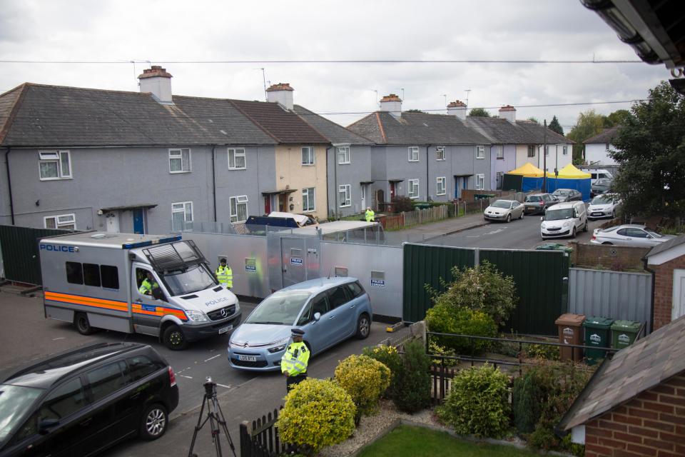  Armed police raided a home in posh Sunbury-on-Thames that belongs to Ron and Penny, who received an MBE in 2009 for fostering hundreds of kids