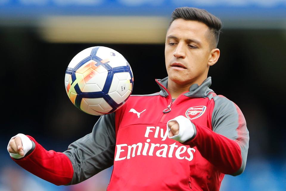  Sanchez is out of contract at the Gunners at the end of the season