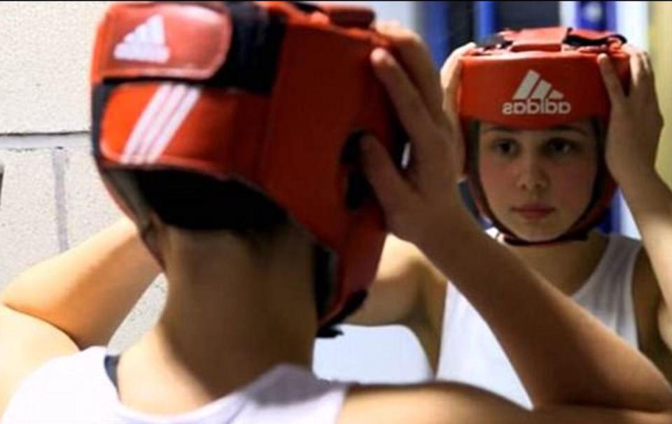  Jessie, 16, has been training to be a boxer since she was little and would like to compete in the Olympics