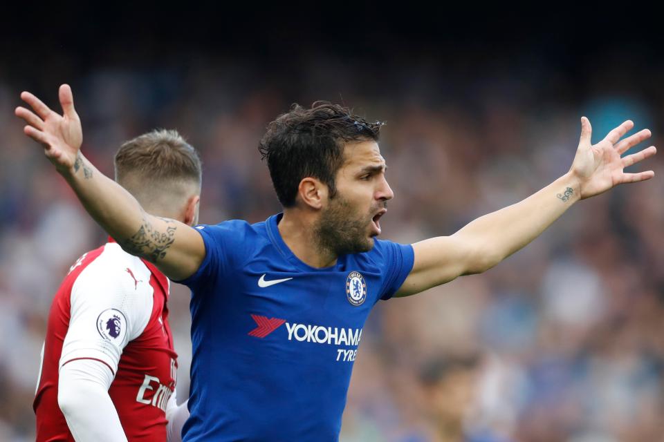  Fabregas ended up joining London rivals Chelsea instead