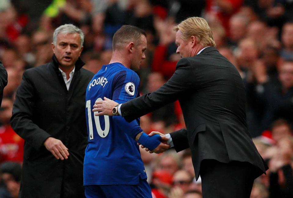  Wayne Rooney came off after 80 minutes during his return to Old Trafford