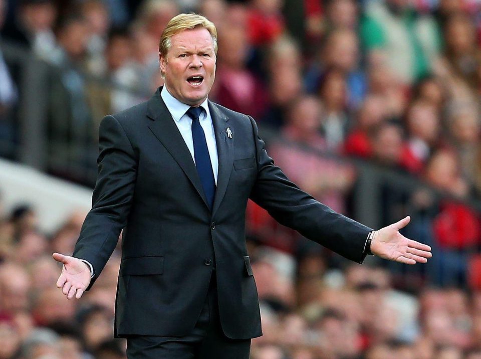 Ronald Koeman claims it is incredible to expect Everton to challenge for the top four