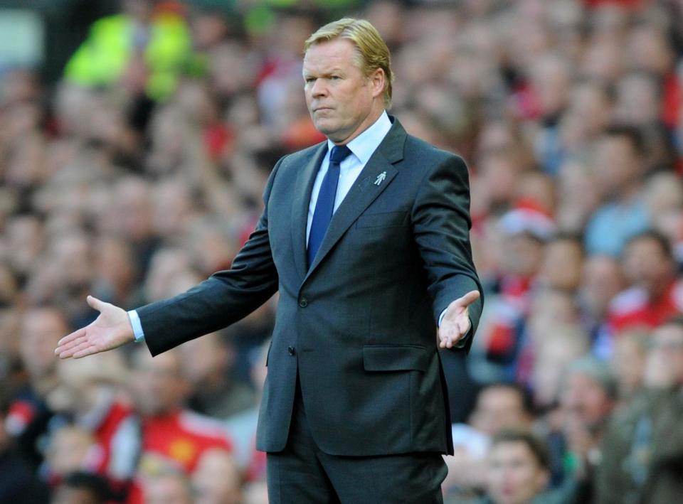  Ronald Koeman must be wondering where it's all going wrong for his side