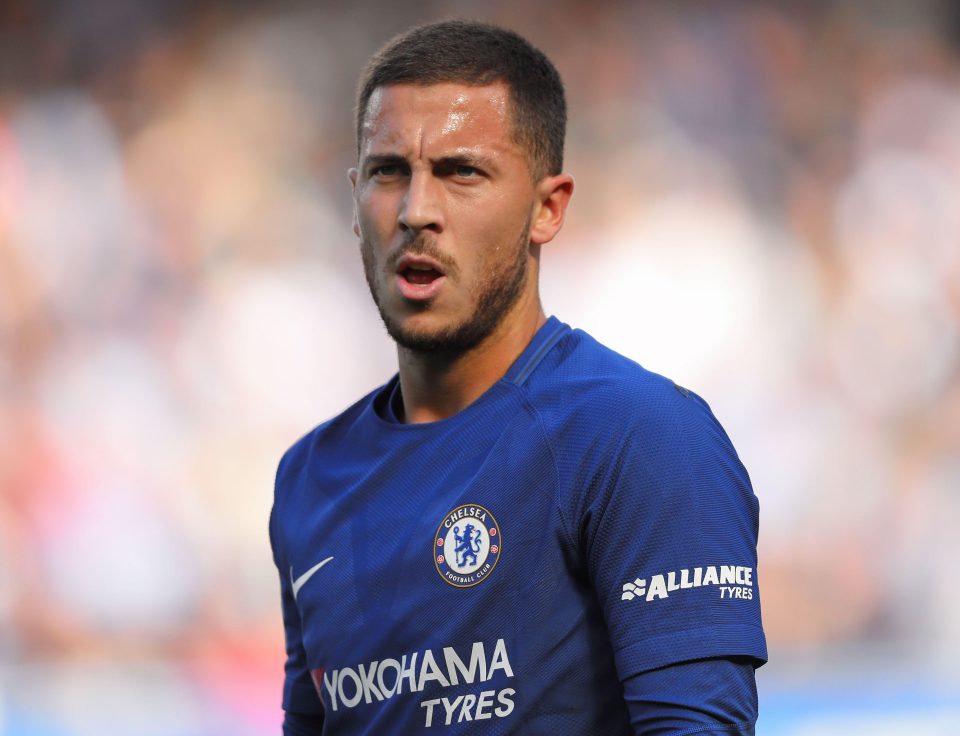  Eden Hazard is one of 13 Premier League stars on the 55-strong list