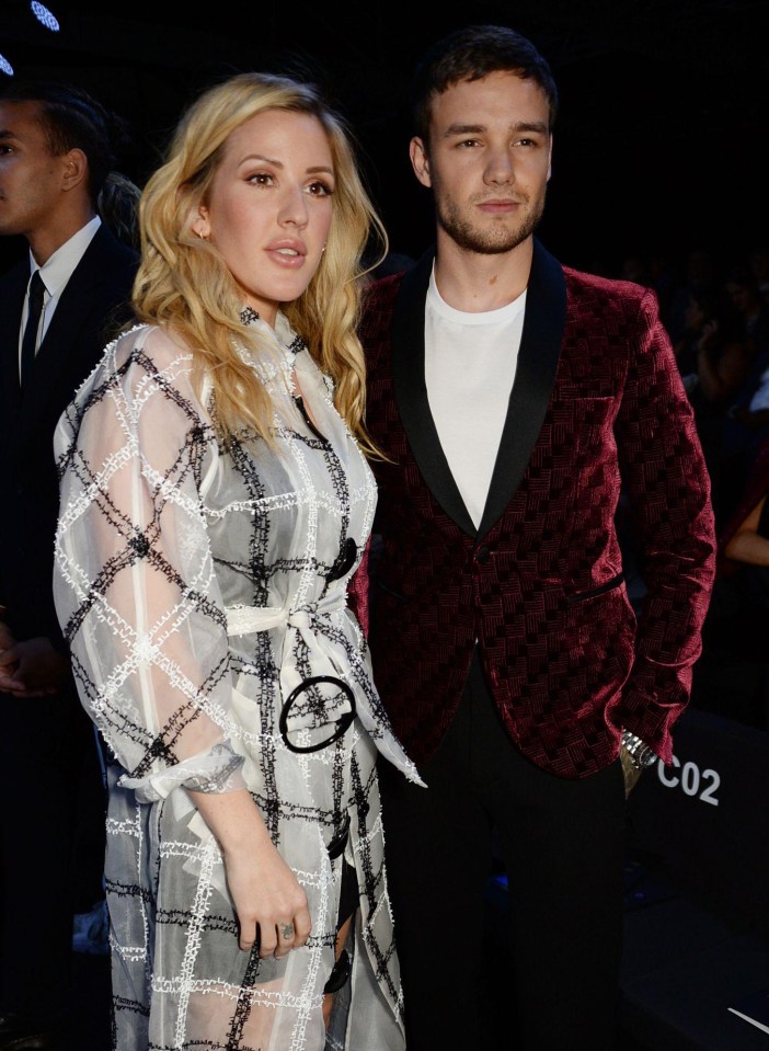 He posed for pictures with fellow pop star Ellie Goulding