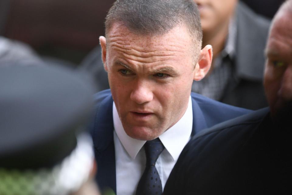  The footballer was pictured arriving at court to answer the charge of drink-driving