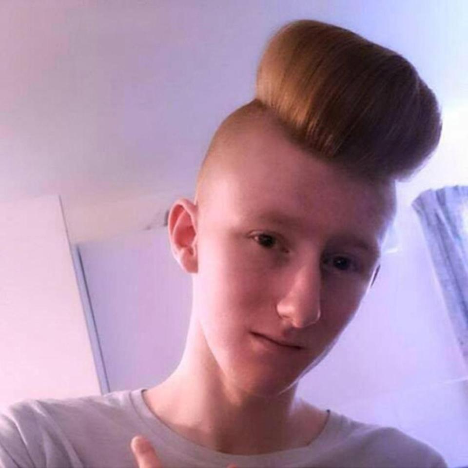  One guy's giant ginger quiff makes him look like a cartoon character