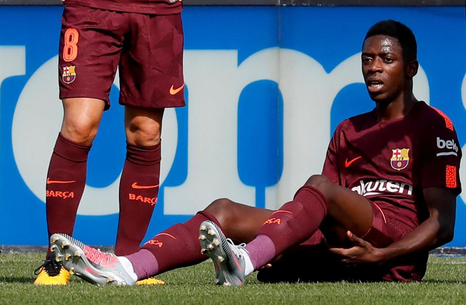  Ousmane Dembele had to have surgery on his ruptured hamstring