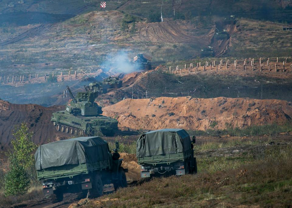  A reported 13,000 military servicemen are taking part in the drill