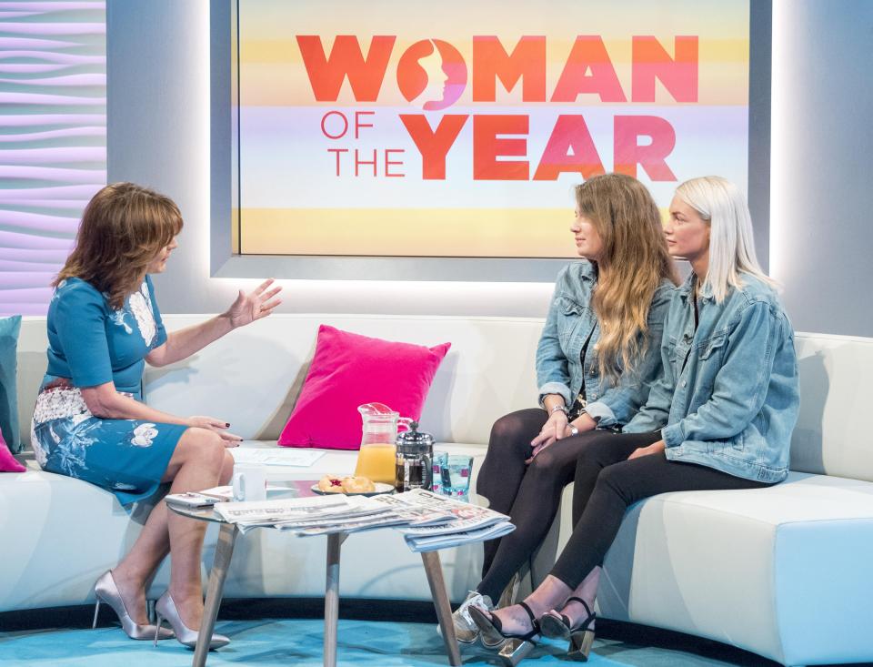  The sisters were on the show as part of Woman of the Year - a celebration of extraordinary women