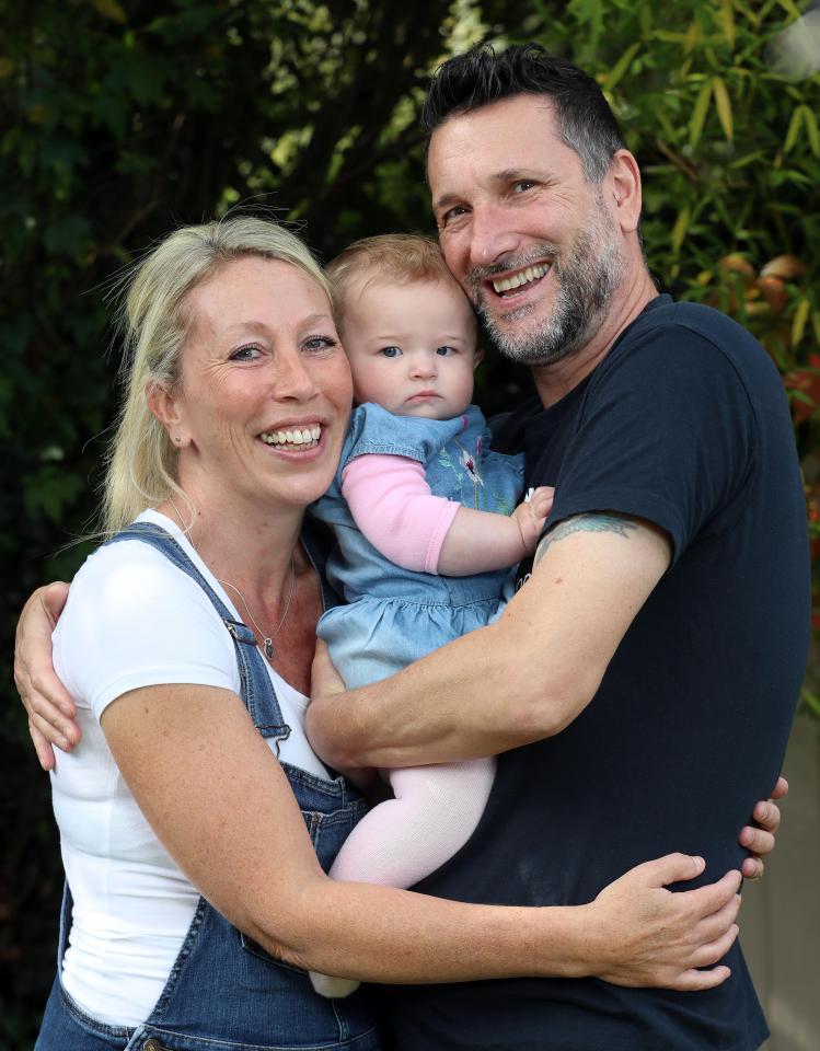  Tess and Neil had been through three unsuccessful IVF cycles before Molly came along