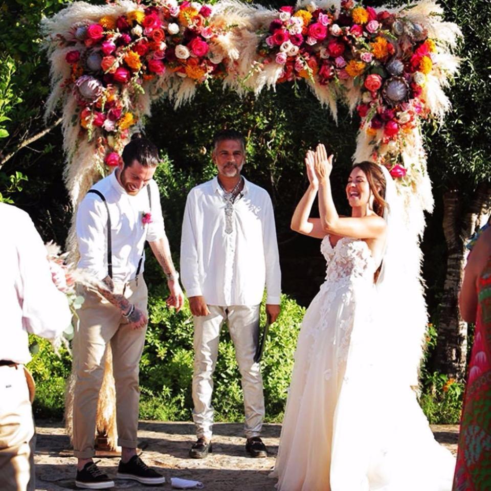  Lacey Turner has shared the first snap from her personal wedding album