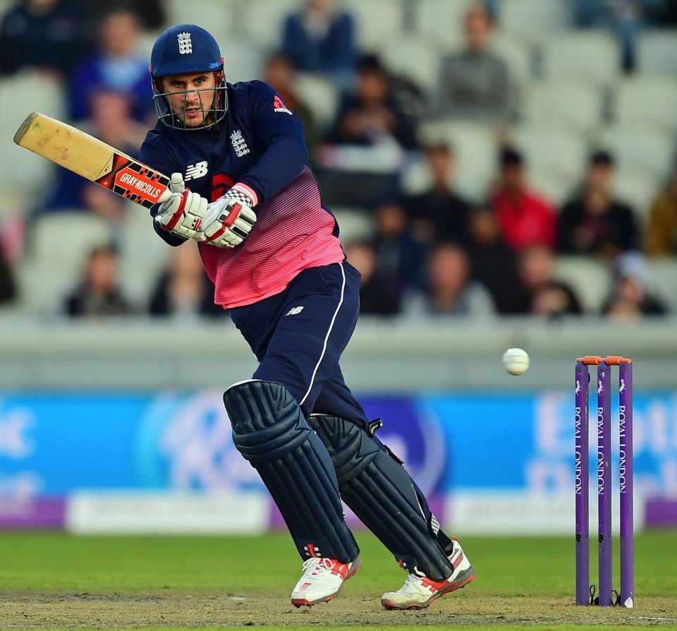  Alex Hales hit two firm fours in the brief action in the second ODI against the Windies and will be discussed by the England selectors for the tour Down Under