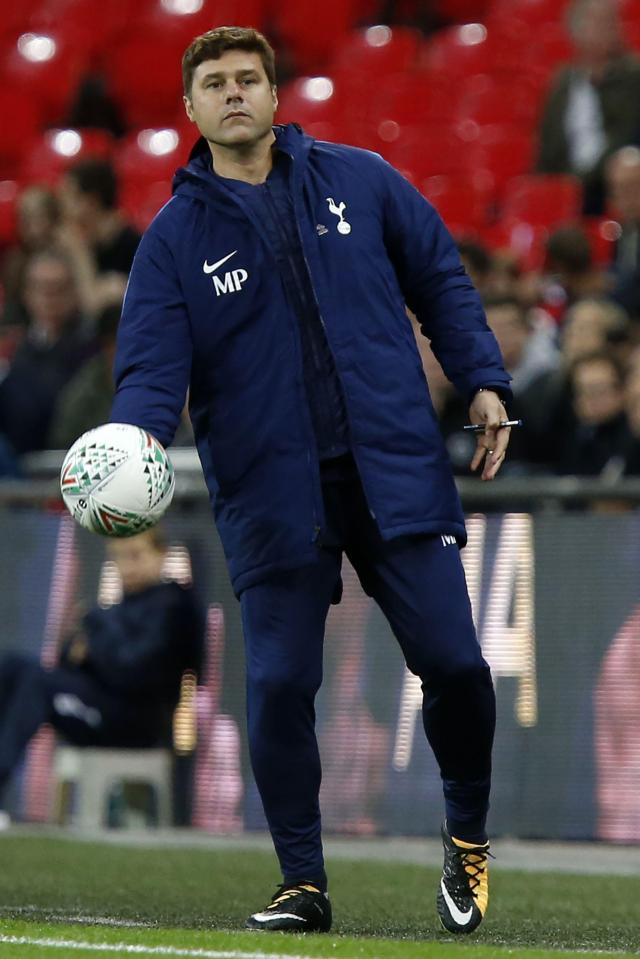  Mauricio Pochettino's Tottenham will host West Ham in the Carabao Cup