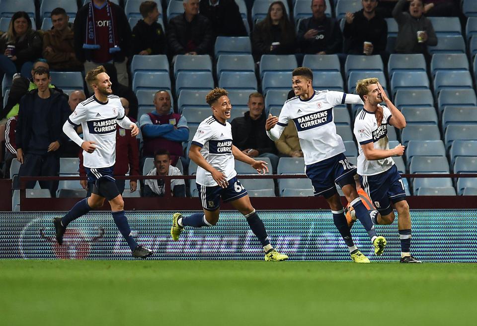  Patrick Bamford bagged both goals as Middlesbrough defeated Aston Villa 2-0