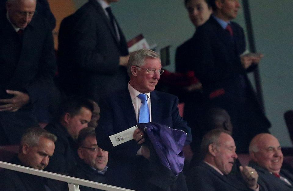 Former Manchester United boss Sir Alex Ferguson was one familiar face in attendance 