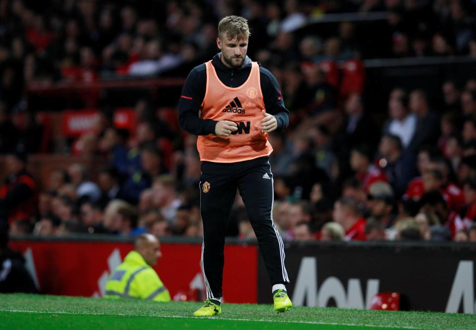  Luke Shaw's United career has been hit by injury problems