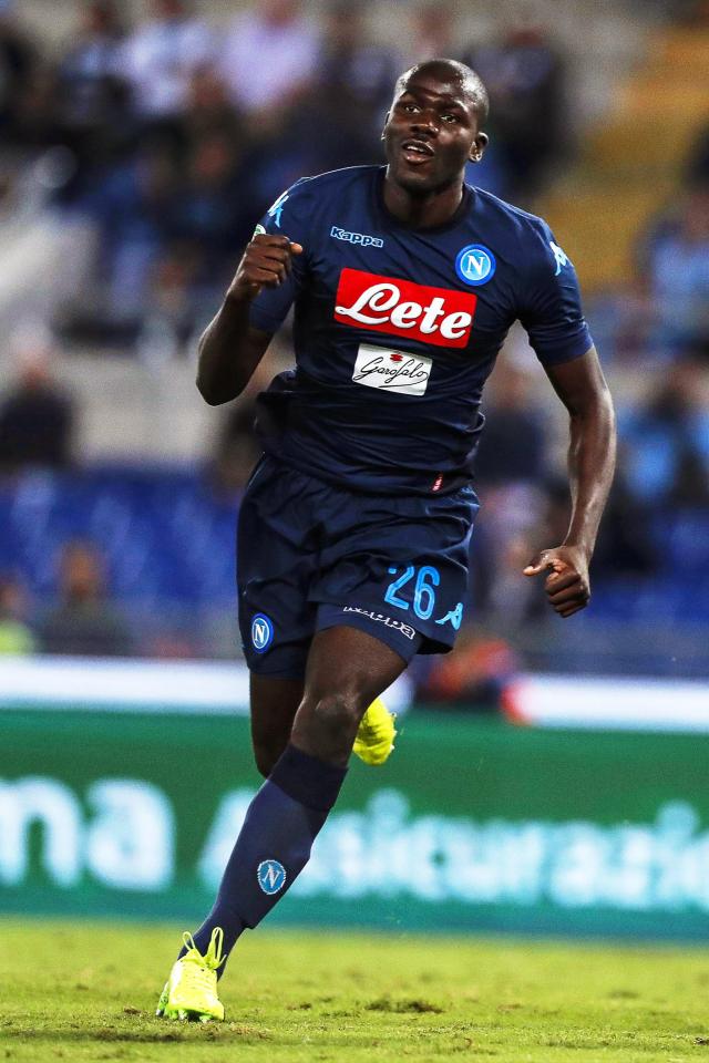  Kalidou Koulibaly was on the scoresheet for Napoli against Lazio