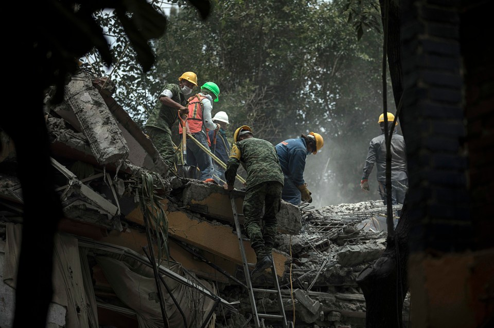 A powerful 7.1 magnitude earthquake ripped through Mexico City and surrounding states yesterday 