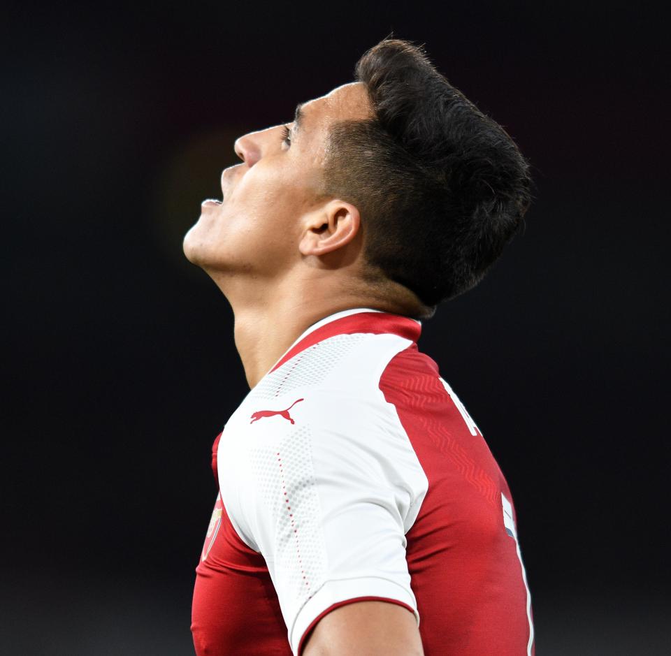  Alexis Sanchez is braced to leave the club at the end of the season