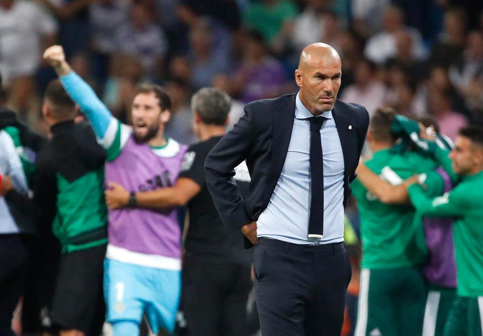  Zinedine Zidane has refused to press the panic button after another loss for his team