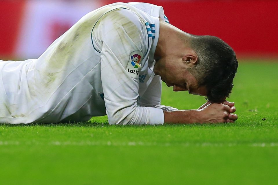  Cristiano Ronaldo suffered a miserable return for Madrid as they were defeated by Betis on Wednesday