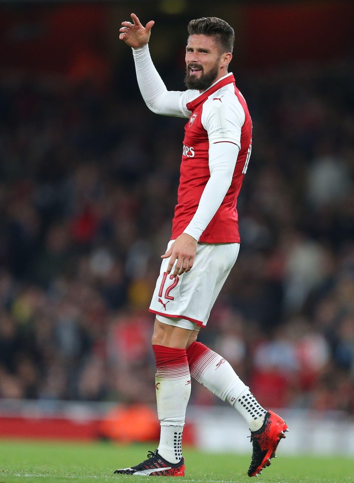 Olivier Giroud said he wanted to fight for his place at Arsenal