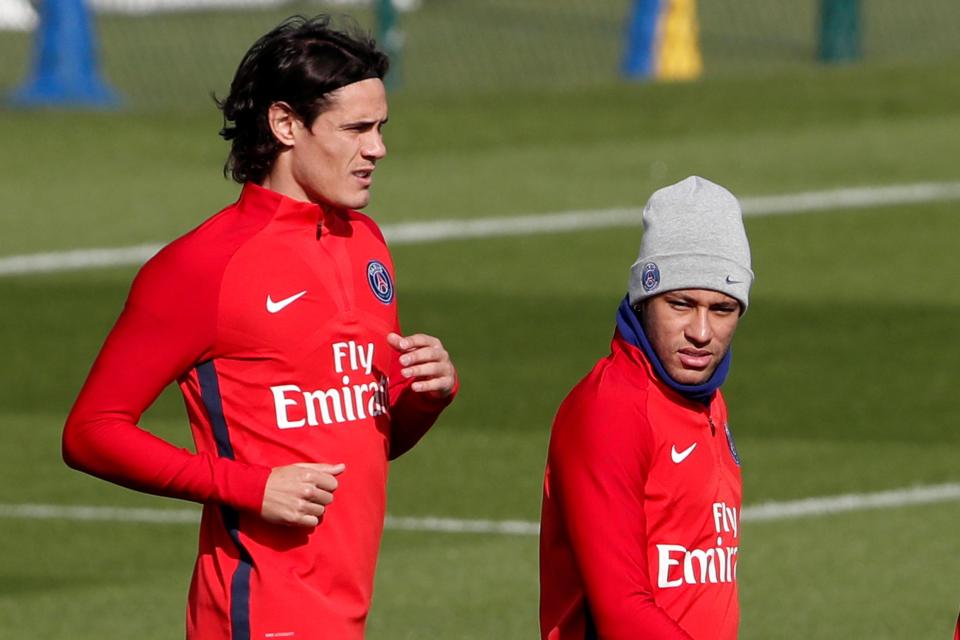  Reports had suggested Neymar had urged PSG to sell Edinson Cavani over the bust-up