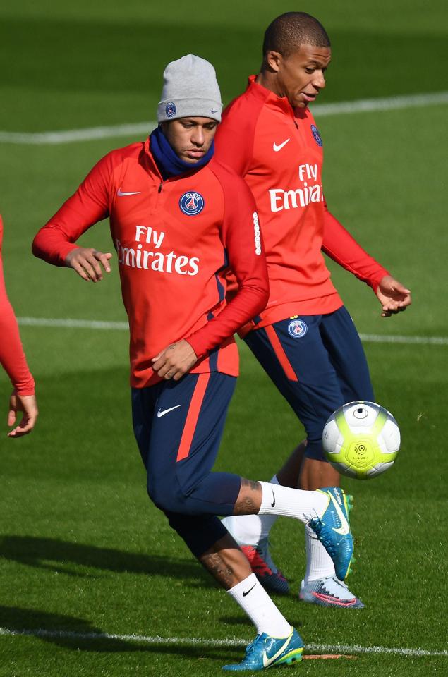  Neymar should be fit enough to face Bayern Munich on Wednesday in the Champions League