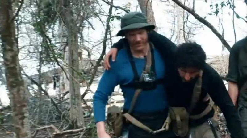  Celebrity Island with Bear Grylls and comedian Mark Watson collapsed on Tuesday's show