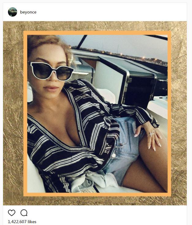  Beyonce showed off her sensational post baby body in another snap