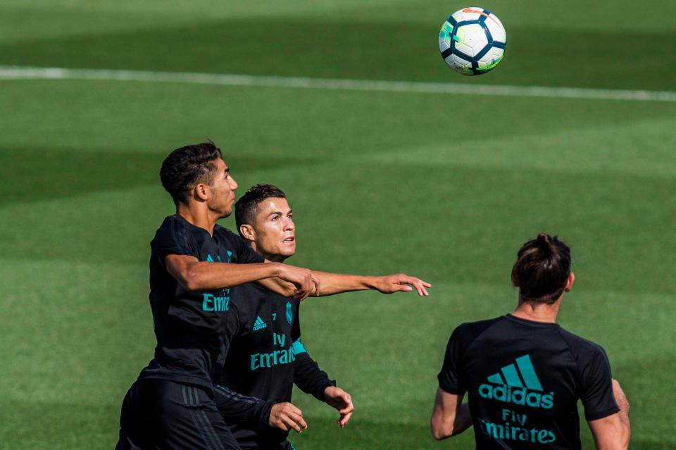  Achraf Hakimi and Cristiano Ronaldo saw Real slump 1-0 at home to Betis in midweek