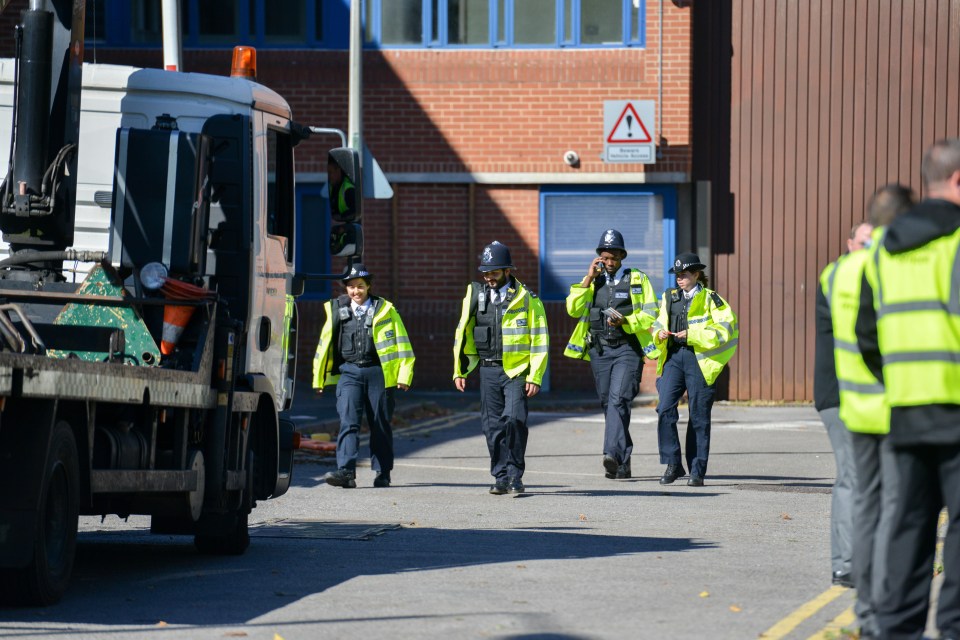 Cops have attended the site but are yet to force the group to move on