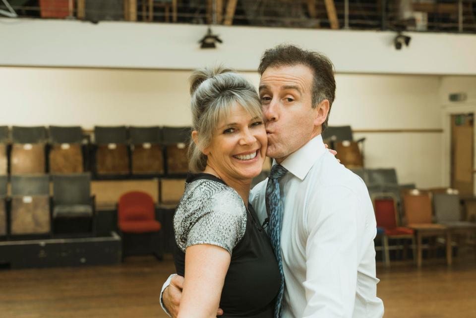  Ruth Langsford and Anton Du Beke looked ready for action on the final day of rehearsals for Strictly Come Dancing