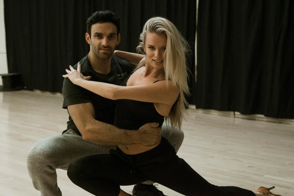  Davood Ghadami and Nadiya Bychkova pulled their sexiest poses