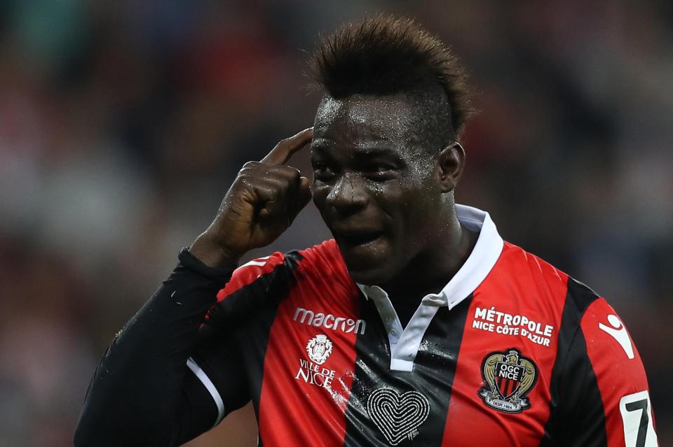  Mario Balotelli was on the scoresheet for Nice against Angers