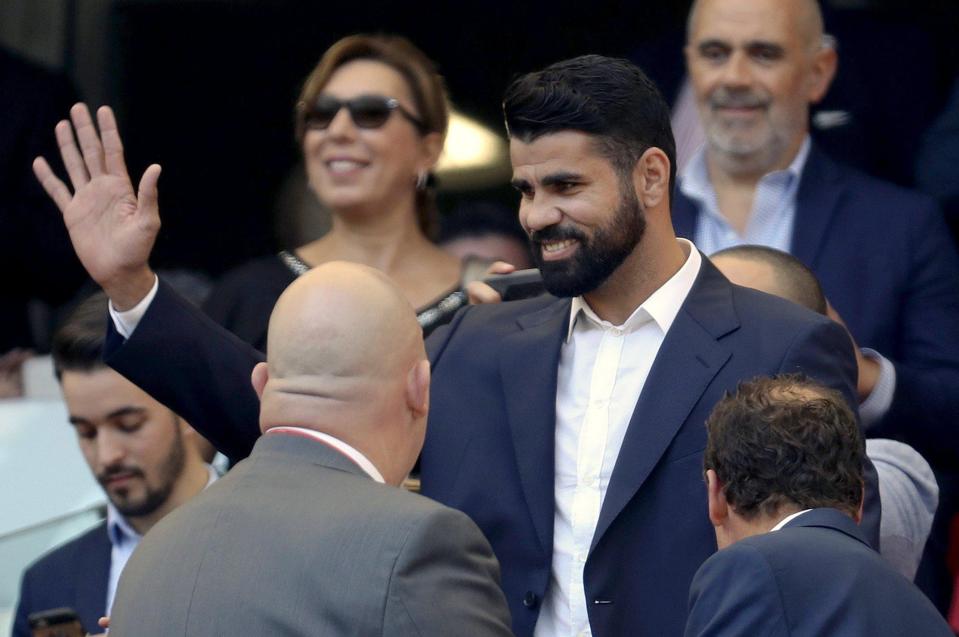  Diego Costa said he was delighted to return "home"