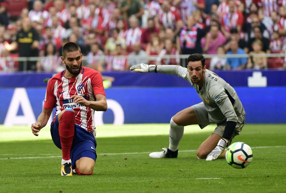  Yannick Carrasco raced through and was left with a simple finish