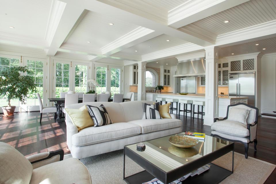  The lux seating area is perfect for entertaining