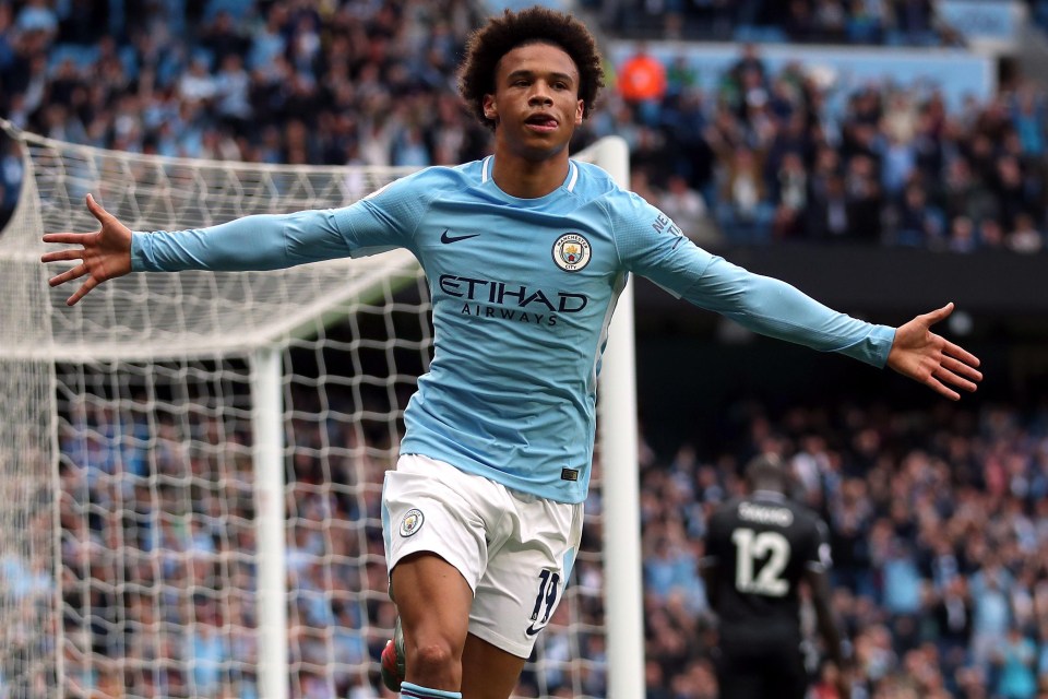 Leroy Sane broke the deadlock at the Etihad this afternoon